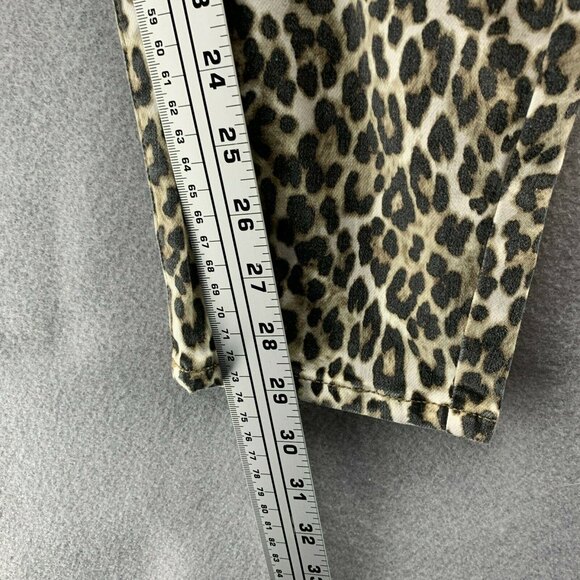 American Eagle High Rise Jegging Womens Plus Size 24 Leopard Cheetah Stretch - Picture 11 of 12